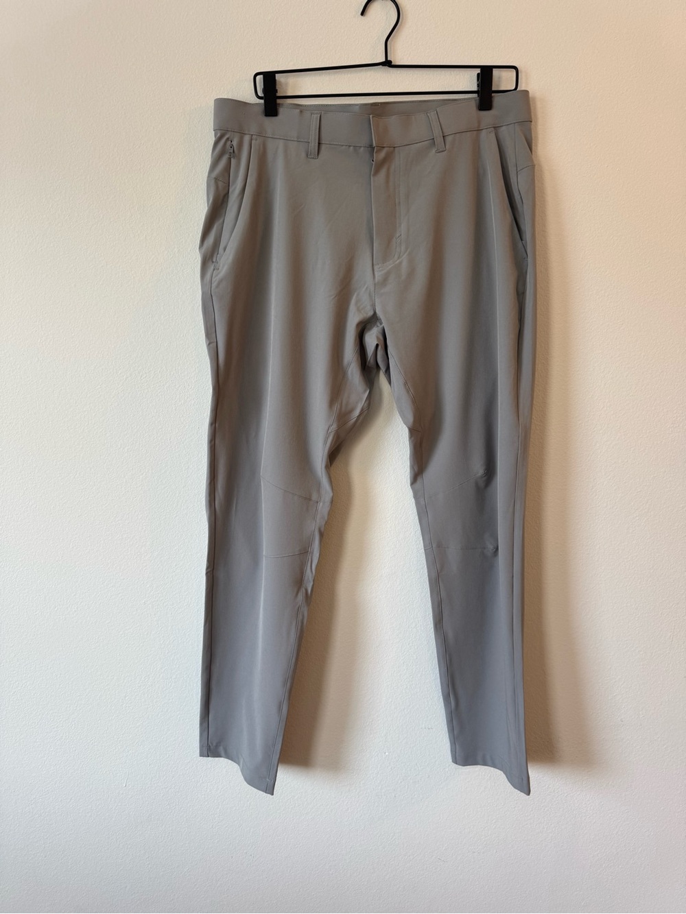 Fabletics Men's Light Gray Performance Chinos